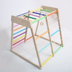 실내 기구 놀이 프레임 안전한 놀이방 등반 실외 1. 소형컬러풀사다리단일프레임, 컬러 래더 싱글 프레임