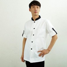 男女通用 日韓中西 捲起 廚房 廚師服 廚師服 廚師服 衛生服 3種