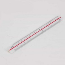 저배율 삼각 스케일자 30cm 삼각축적자 건축자 기술사자 건축제도 비율자 축척자 측정공구 척도자 건축사준, 1개, 상세페이지 참조