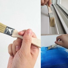 우드 손잡이 페인트붓 (소) 활용도가높은 페인트부자재 페인트용품 페인트붓5호