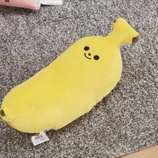 귀여운 바나나 소파 쿠션 인형 창의적 디자인, 1개, 소프트 쿠션 바나나 바나나 2세대 L