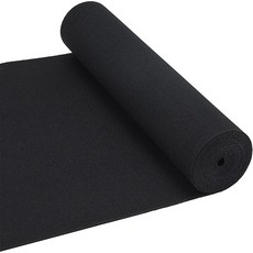 라텍스 와이드 플랫 고무 밴드 블랙 의류 재봉 웨빙 액세서리, 블랙 폭 25cm