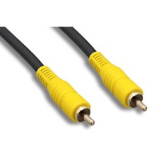 ZCAAF7MM06 프리미엄 RCA 복합 비디오 케이블 MRG59U 6 75옴, 6ft