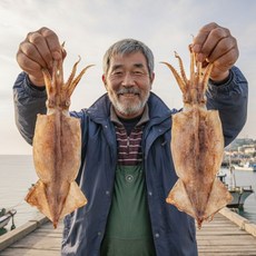 안심건조 구룡포 반건조 오징어, 1개, 5미 850g
