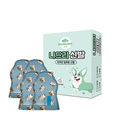 슈슈펫 나드리 강아지 산책용 신발 24p + 스트랩 8p 세트, 테이프 캐릭터팩, 1세트