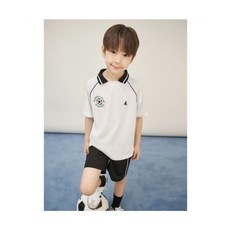 브랜드 빈폴키즈 BEANPOLE KIDS BP FOOTBALL CLUB 칼라 그래픽 2PCS 상하 세트 화이트 BI5642U911 695066