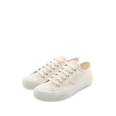 프라다 중고 2020's 트라이앵글 로고 캔버스 스니커즈