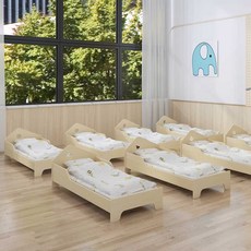 어린이집 침대 유치원 프레임 낮잠 원목 적층형, 상세페이지 참고