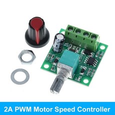 DC 1.8V-35V 2A 3A 5A 10A 30W 80W 90W PWM 모터 속도 컨트롤러 저전압 모터 속도 컨트롤러 PWM 조정 가능한 드라이브 모듈 전자 부품 액세서리 소스, 2A Speed Controller 1 건