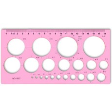 플라스틱 원 스텐실 템플릿 측정 자를 작성하기 위한 다기능 기하학 그리기용 사무실 및 학교 건물 거푸집 도면용 디지털 드로잉