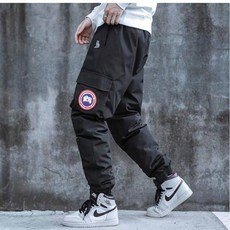 男士羽絨滑雪褲 90白鴨絨冬季保暖運動長褲 大尺碼休閑登山褲 加厚防風防水工裝褲