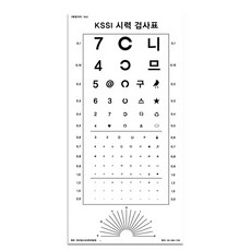 시력검사표 집에서 시력측정, 1개