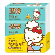 헬로키티 뽑아쓰는키친타올3겹, 100개입, 3개