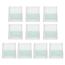 JECOMPRIS 100 Pcs/10 Boxes 22x22mm Microscope Cover Glass Slips Square Glass for Optical Microscop, JECOMPRIS 100 Pcs/10 Boxes 22x