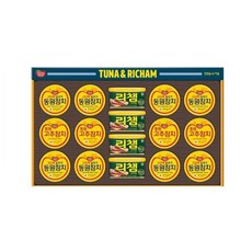 동원에프엔비 튜나리챔 77호 선물세트 참치세트 햄세트+쇼핑백포함, 2세트