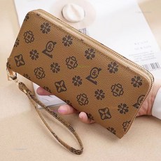 批發直銷錢包女生長款2023新款多卡位小零錢包雙層拉鏈女士錢包