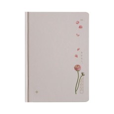 인도사이다 꽃길여담 백일 꽃말일기 선물세트, 1set, 라넌큘러스