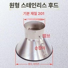 스텐 주방 후드 식당 대형 덕트 튀김 닥트 연기 흡입, 1개