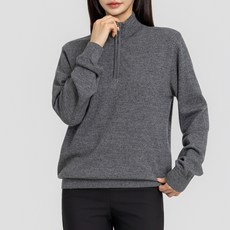 베러투데이 여성 골프웨어 반집업 울 100% 터틀넥 긴팔 스웨터