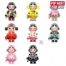 POPMART MOLLY100 피규어 2세대 기념일 블라인드 박스 몰리캐릭터 인테리어소품 굿즈, MOLLY100 2~8세대-일반 개봉 Non-중복