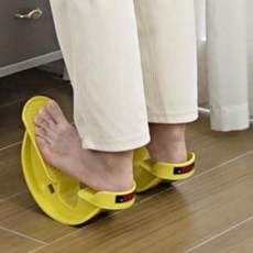 홈트 스트레칭 발목 경사대 풋스트레칭보드, 옐로우 2p