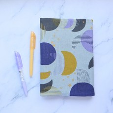 【星月】 日本進口布料 書衣 A6 A5 25K 50K B6 20K 16K 媽媽手冊 寶寶手冊 書衣, 1個, 無卡層,A6