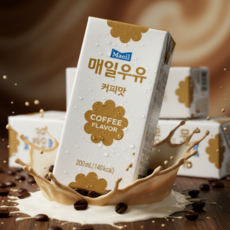 맛좋은 매일우유 커피맛 200ml, 24팩