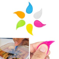 업소용 배달음식 랩실링 컷팅칼 택배박스 물방울모양 다용도 일회용나이프