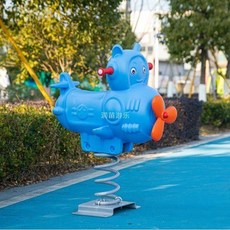 스프링 흔들말 캠핑장 놀이터 놀이기구 유치원 시소, 버프 파이터