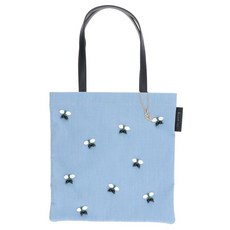 ANNA SUI Cherry Tote Bag 317370 Light Blue