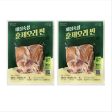풀무원 매실숙성 훈제오리 씬 400g 1개