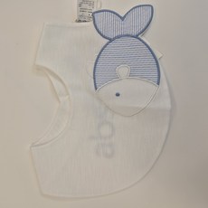압소바 고래 모양 턱받이 신생아 침받이 순면 아기빕 유아 턱받이 출산선물 백일선물