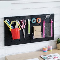 G.L.S 벽 페그보 타공판 플라스틱타공판, 흰색