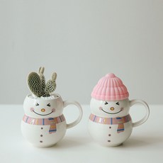 백도선 핑크스노우 머그화분, 1개, 백도선+핑크스노우 머그화분+흰돌1번