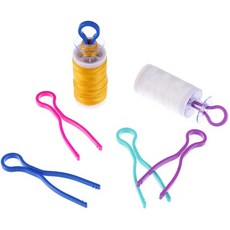 플라스틱 보빈 홀더 재봉실 클립 스풀 보관 정리함 재봉, 1개, 1. 20pcs