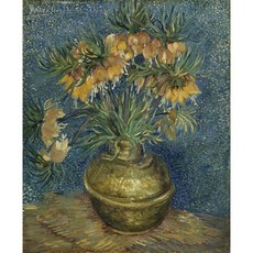 Imperial Fritillaries in a Copper Vase 편집아트포스터 감성선물 고흐, 그림만(매트지), A6