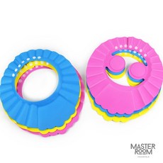 헤어케어 머리케어 머리보호 샴푸도구 크기조절 샴푸캡 일반형 핑크, 귀마개형 옐로우