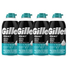 질레트 포오미 쉐이빙폼, 311g, 4개
