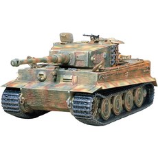 135 No.146 35146 타미야 밀리터리 미니어처 시리즈 독일 육군 중전차 타이거, 1개