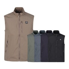 럭스골프 럭스골프 남성 하이넥 풀집업 베스트 조끼 MX4A304