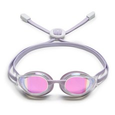 후그 성인용 달리 미러 접착식 패킹 수경 DALI_WHLL, 화이트라이트라벤더 + 화이트클리어, 1개