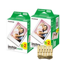 인스탁스 미니필름 40장+포토라인, 1개, 미니필름 40장