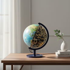 인테리어 조명 지구본 260 학습용 별자리 관찰 무드등 세계지도, 단품, 상세페이지 참조