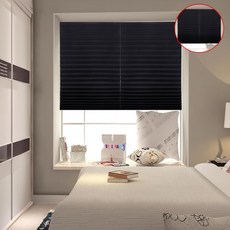붙이는 암막 베란다 블라인드 무타공 자취방 햇빛가리개 창문