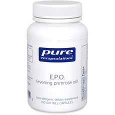 Pure Encapsulations 月見草油軟膠囊, 1個, 100 件