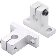 모션에지 2개 수직 지지 홀더 SK8 SK10 SK12 SK16 SK20 리니어 샤프트 로드 지지 홀더 광축 프레임 알루미늄 합금 마운트 레일 홀더 (사이즈 : SK20)