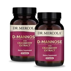 닥터머콜라 디-만노스 크랜베리 추출물 캡슐 Dr. Mercola D-Mannose and Cranberry, 60정, 2개