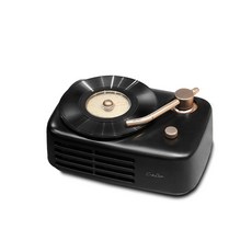 新款復古藍牙音響家用無線音箱大音量高端生日禮物留聲機音響, 如圖所示, 黑色