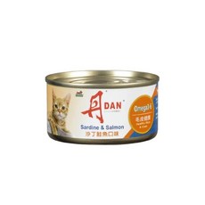 DAN 丹 紅肉貓罐, 185g, 24個, 沙丁+鮭魚
