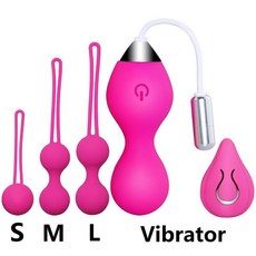 Kegel 볼 스마트 러브 힙업 힙 리프팅 운동기구, 3 size Vibrator, S